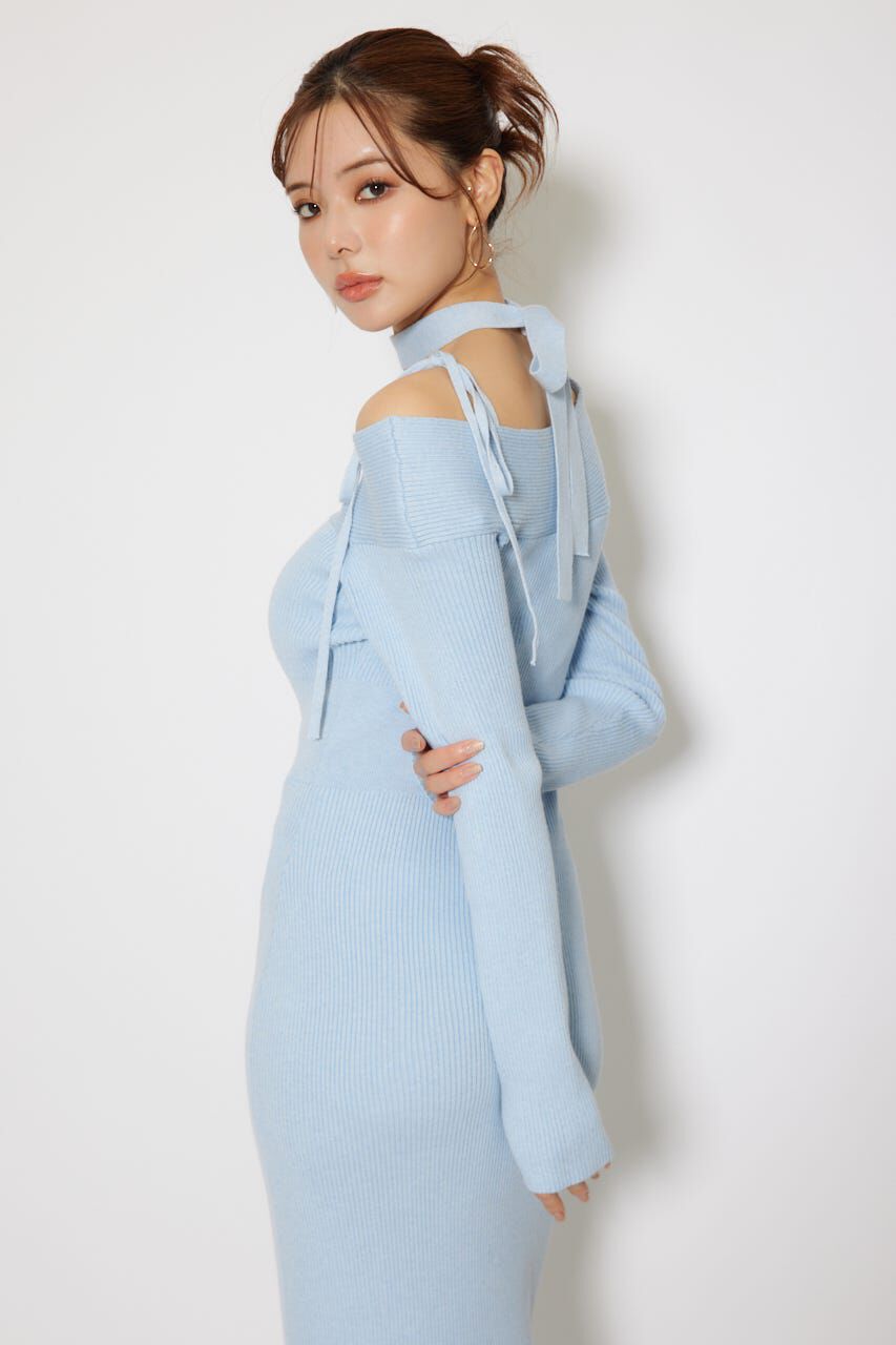 rienda「many wayワンショルニットワンピース」|ワンピース|