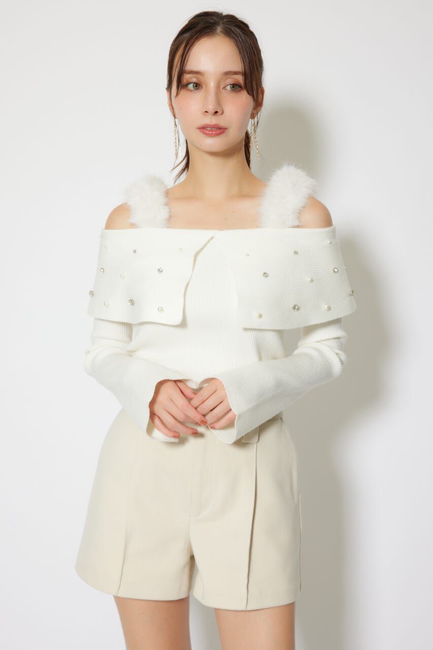 rienda「ベルト付きピンタックショートパンツ」|その他|