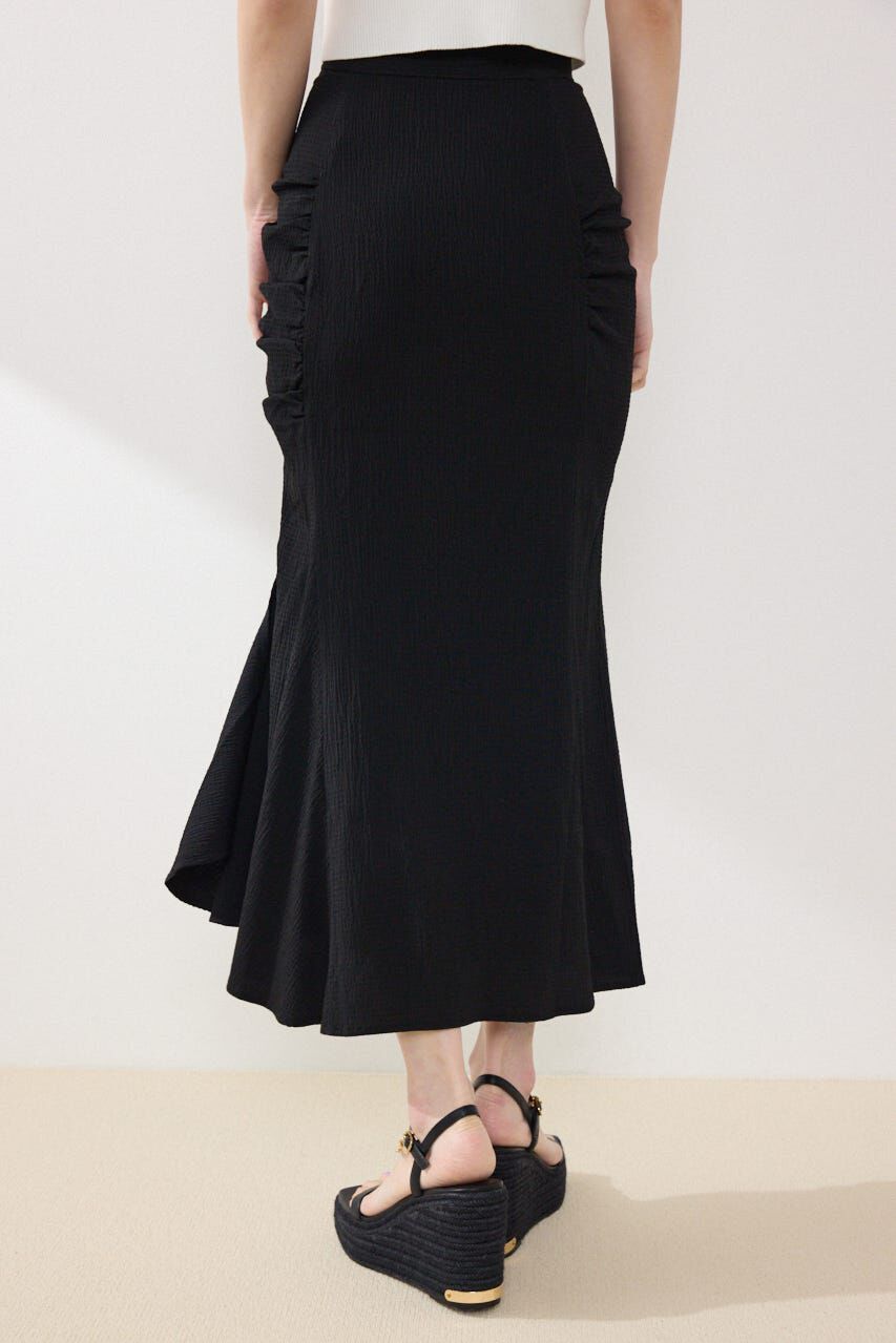 rienda「ギャザーマーメイドジャストウエストスカート」|スカート|