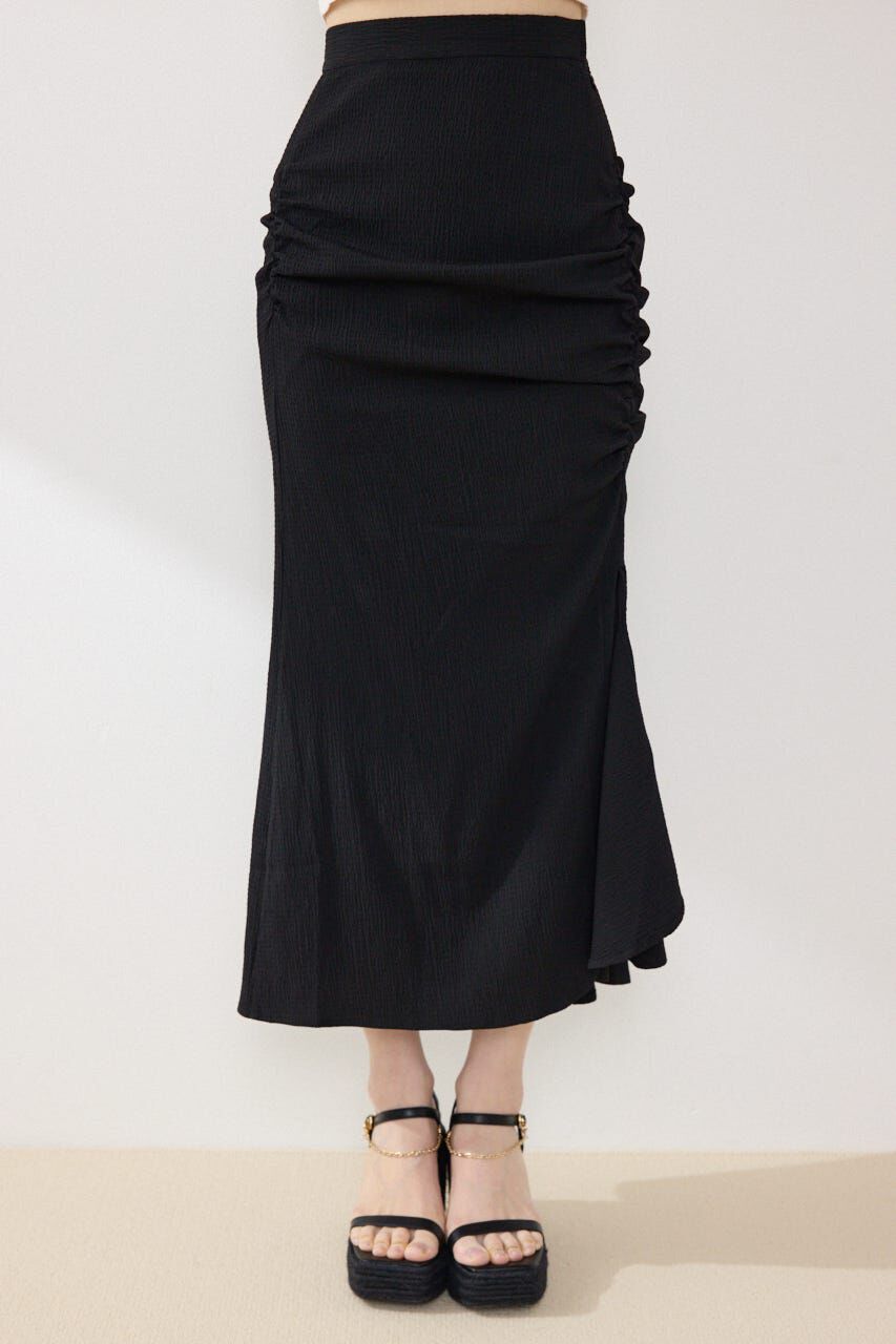 rienda「ギャザーマーメイドジャストウエストスカート」|スカート|
