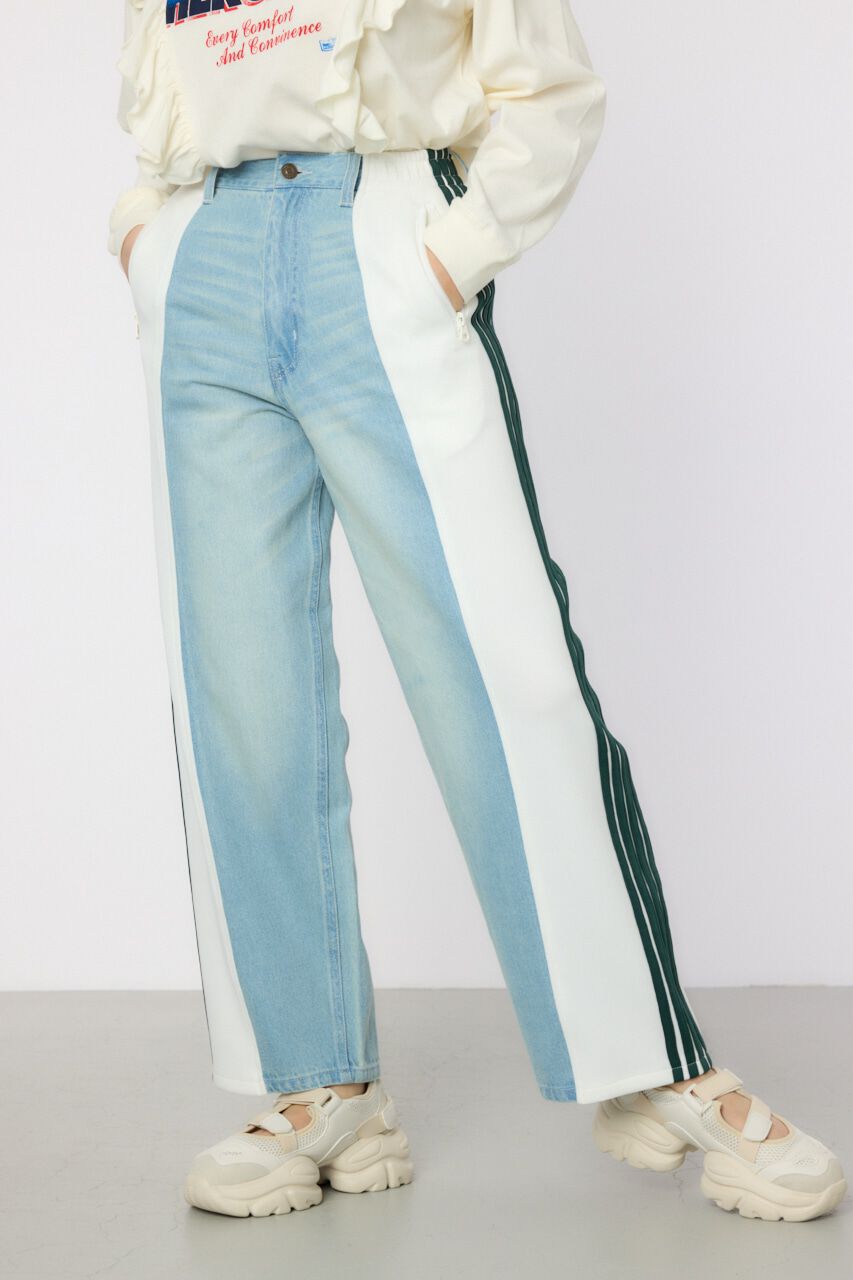 RODEO CROWNS「カスタムトラックデニムパンツ」|デニム|柄WHT5