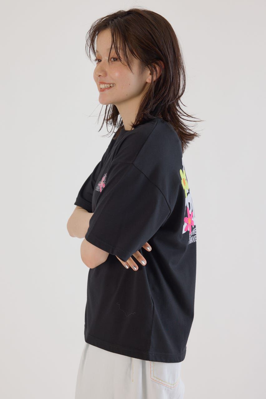 RODEO CROWNS「フラワークロスパッチTシャツ」|Tシャツ・カットソー|