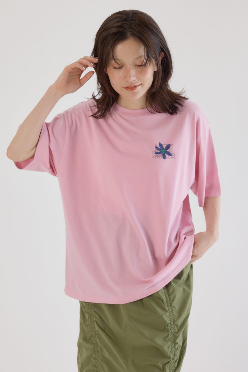 RODEO CROWNS「フラワークロスパッチTシャツ」|Tシャツ・カットソー|