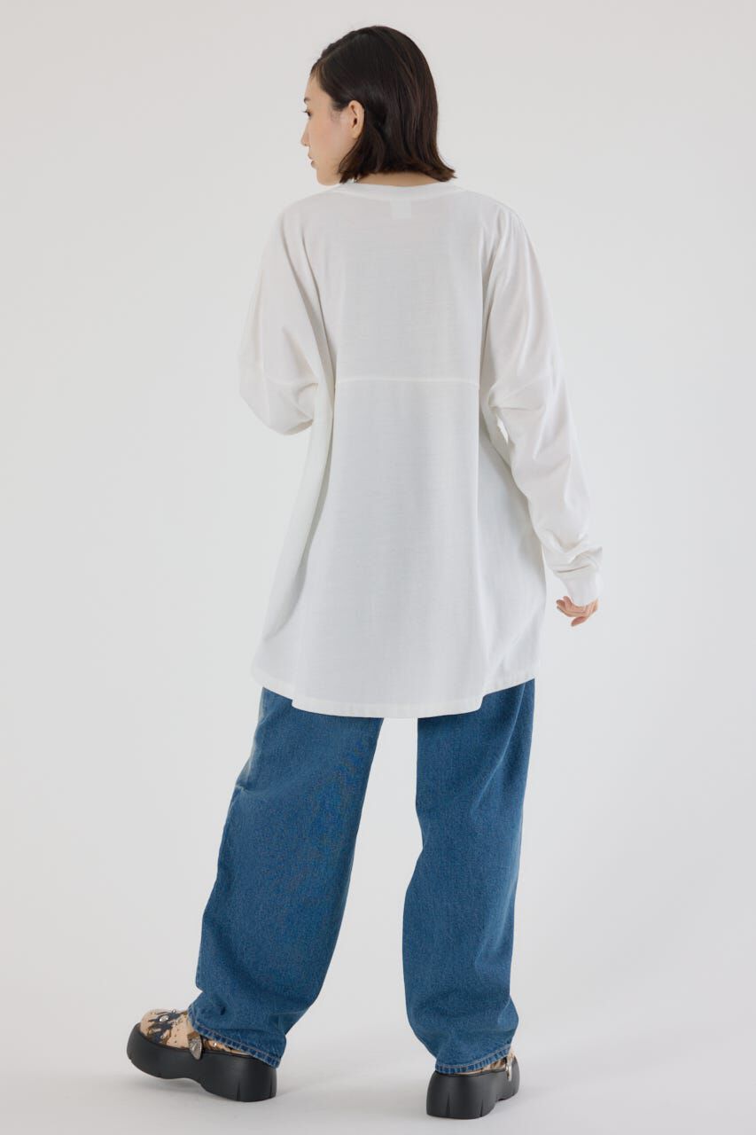 RODEO CROWNS「SHARE ビッグフットボール L/S Tシャツ」|Tシャツ・カットソー|