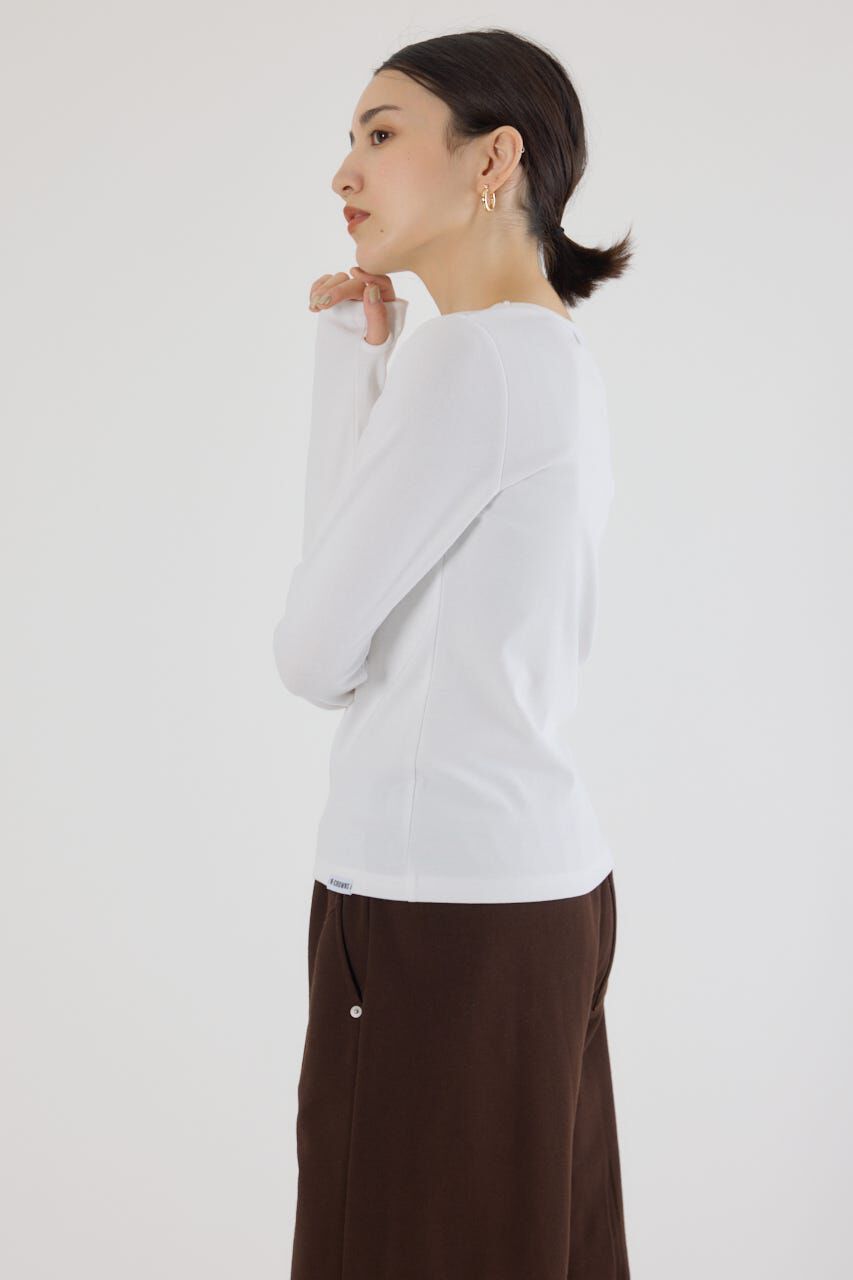 RODEO CROWNS「フライスロングスリーブTシャツ」|Tシャツ・カットソー|O/WHT1