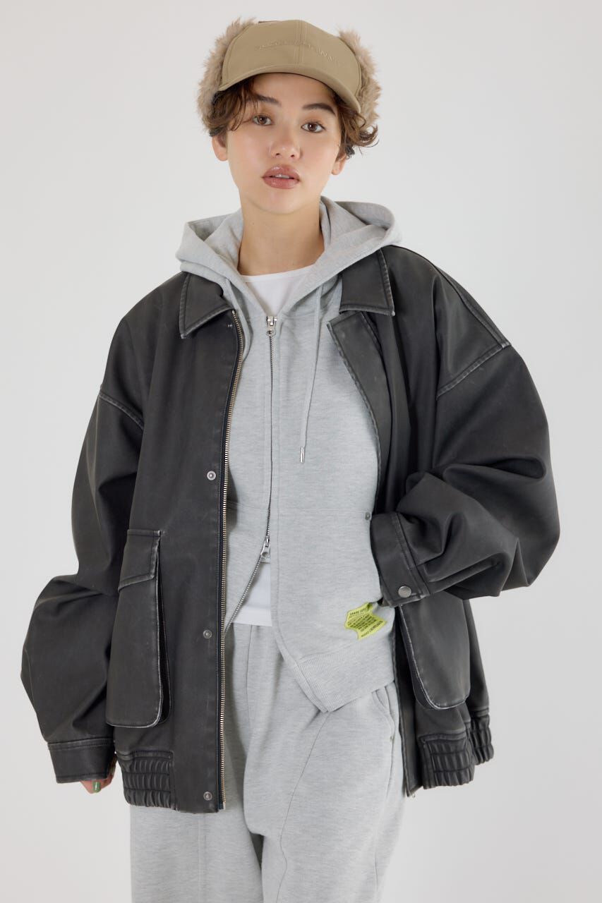 RODEO CROWNS「ヴィンテージフェイクレザーブルゾン」|その他|