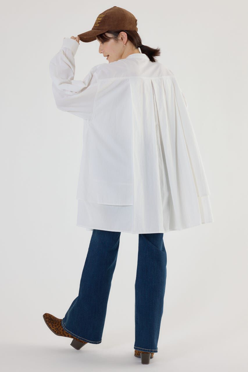 RODEO CROWNS「サイドティアードシャツチュニック」|ワンピース|