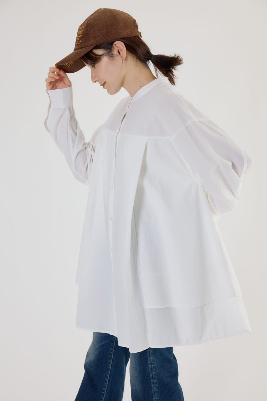 RODEO CROWNS「サイドティアードシャツチュニック」|ワンピース|