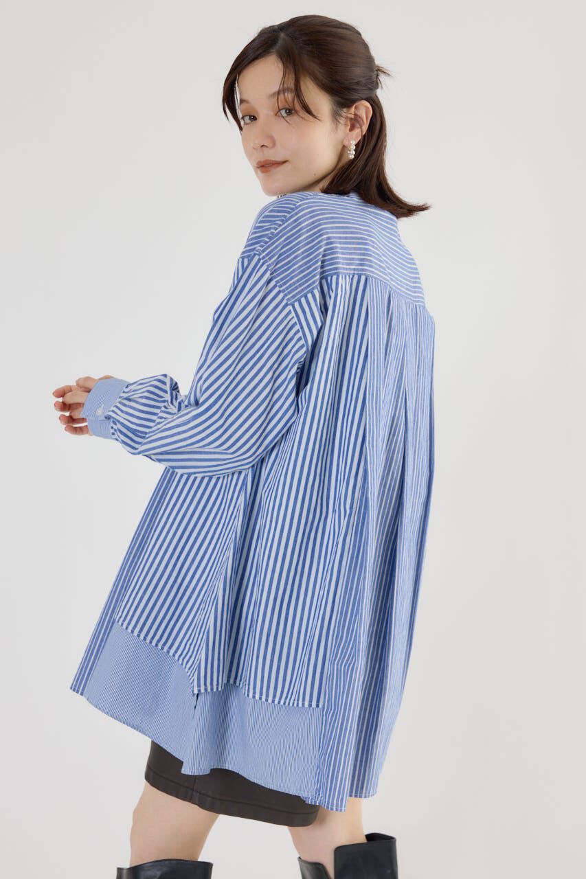 RODEO CROWNS「サイドティアードシャツチュニック」|ワンピース|