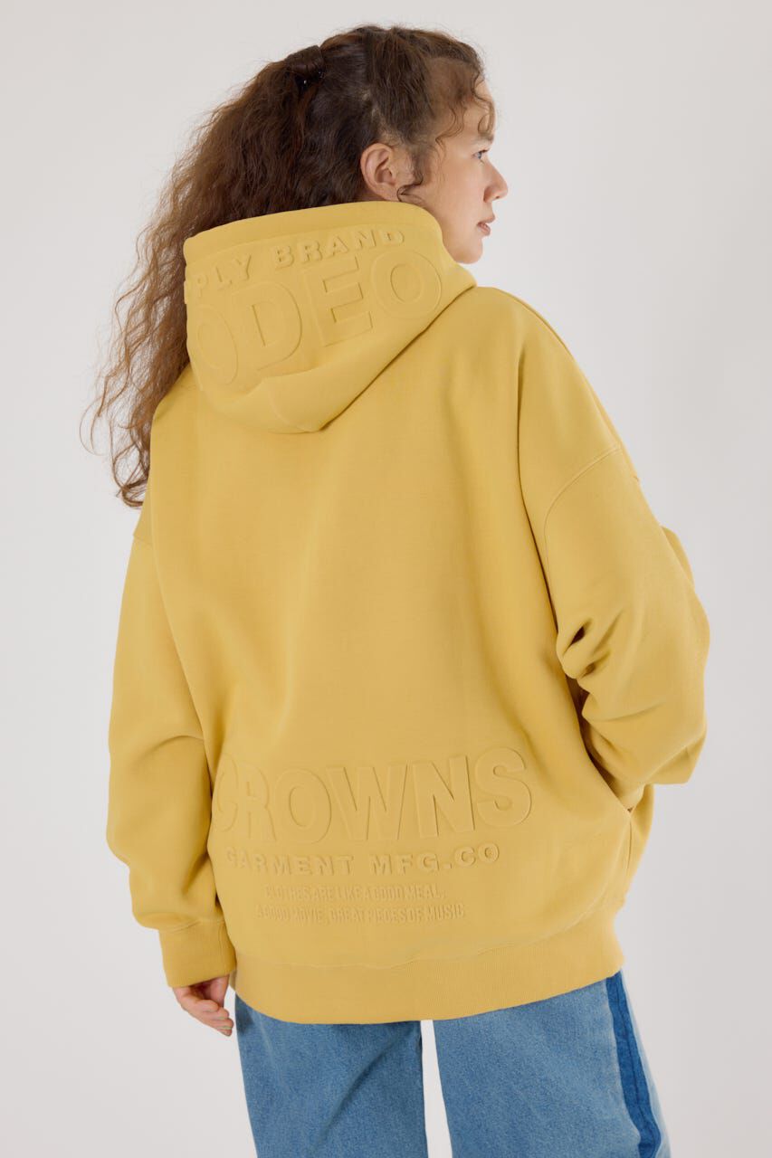 RODEO CROWNS「エンボスBIG ZIPパーカー」|パーカー|