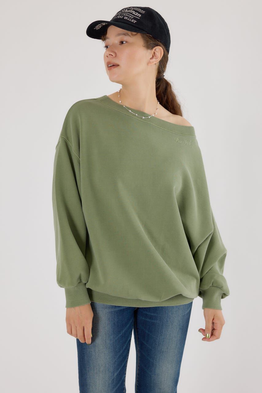 RODEO CROWNS「ワンショルダースウェットトップス」|Tシャツ・カットソー|