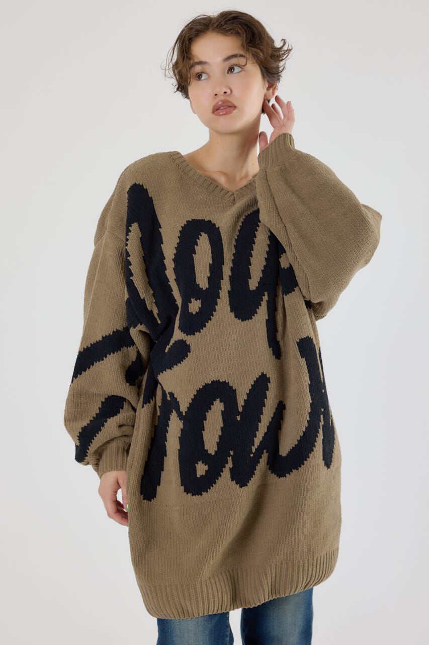 RODEO CROWNS「ロゴ2WAYモールニットワンピース」|ワンピース|