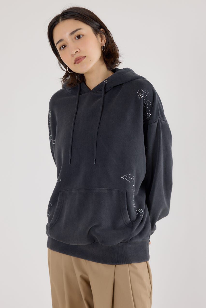 RODEO CROWNS「スタッズパーカー」|パーカー|BLK