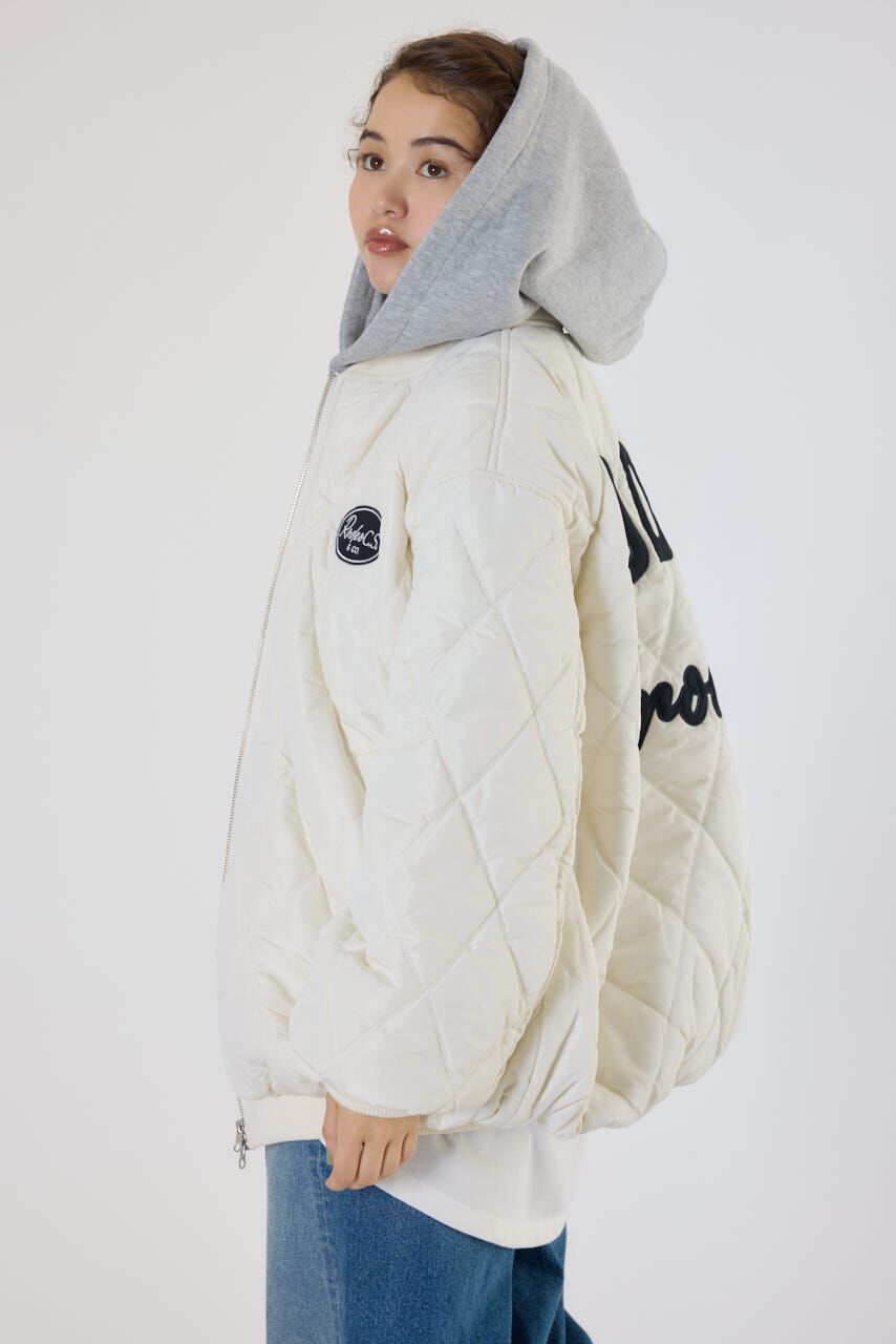 RODEO CROWNS「キルティングフードブルゾン」|ブルゾン・スタジャン|