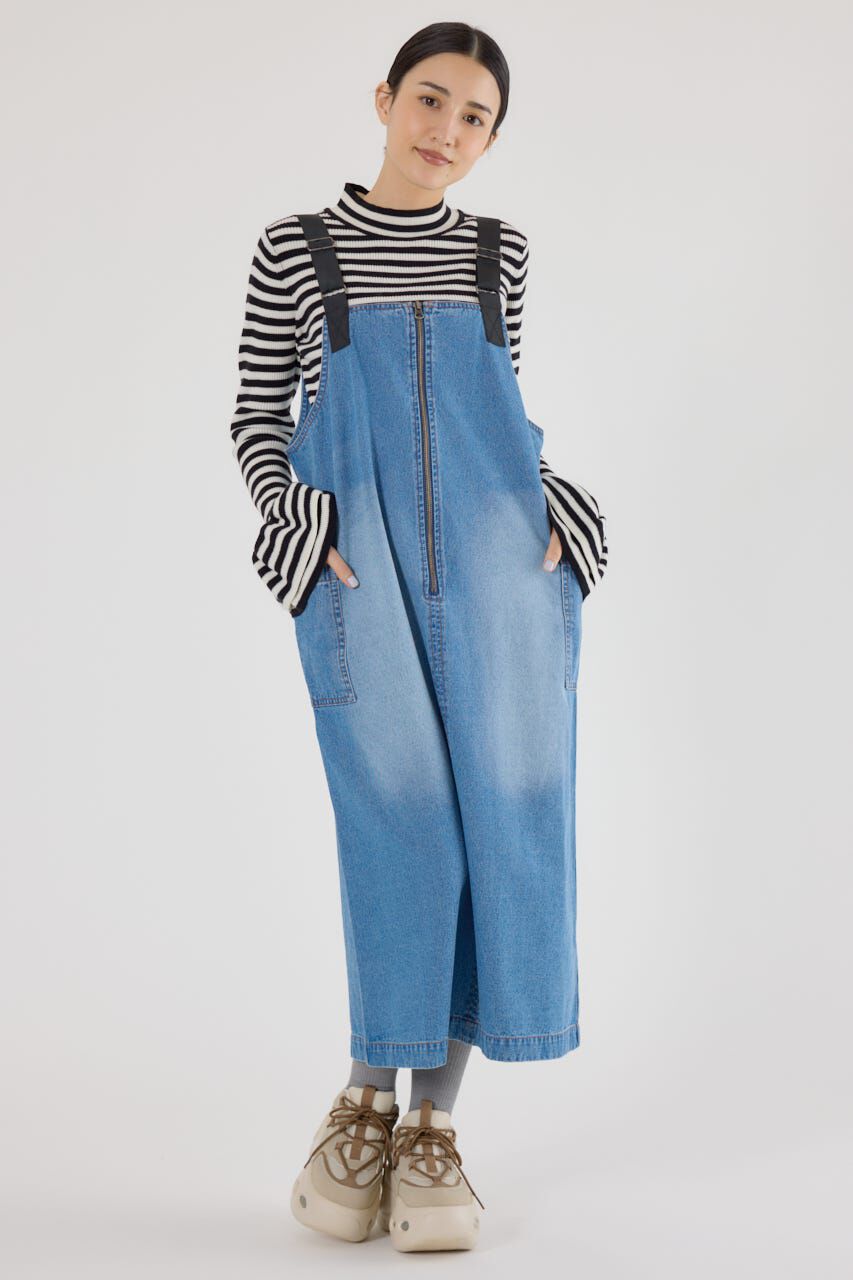 RODEO CROWNS「フロントジップジャンパースカート」|ワンピース|