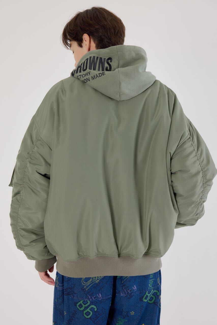 RODEO CROWNS「フーディーMA-1」|ブルゾン・スタジャン|