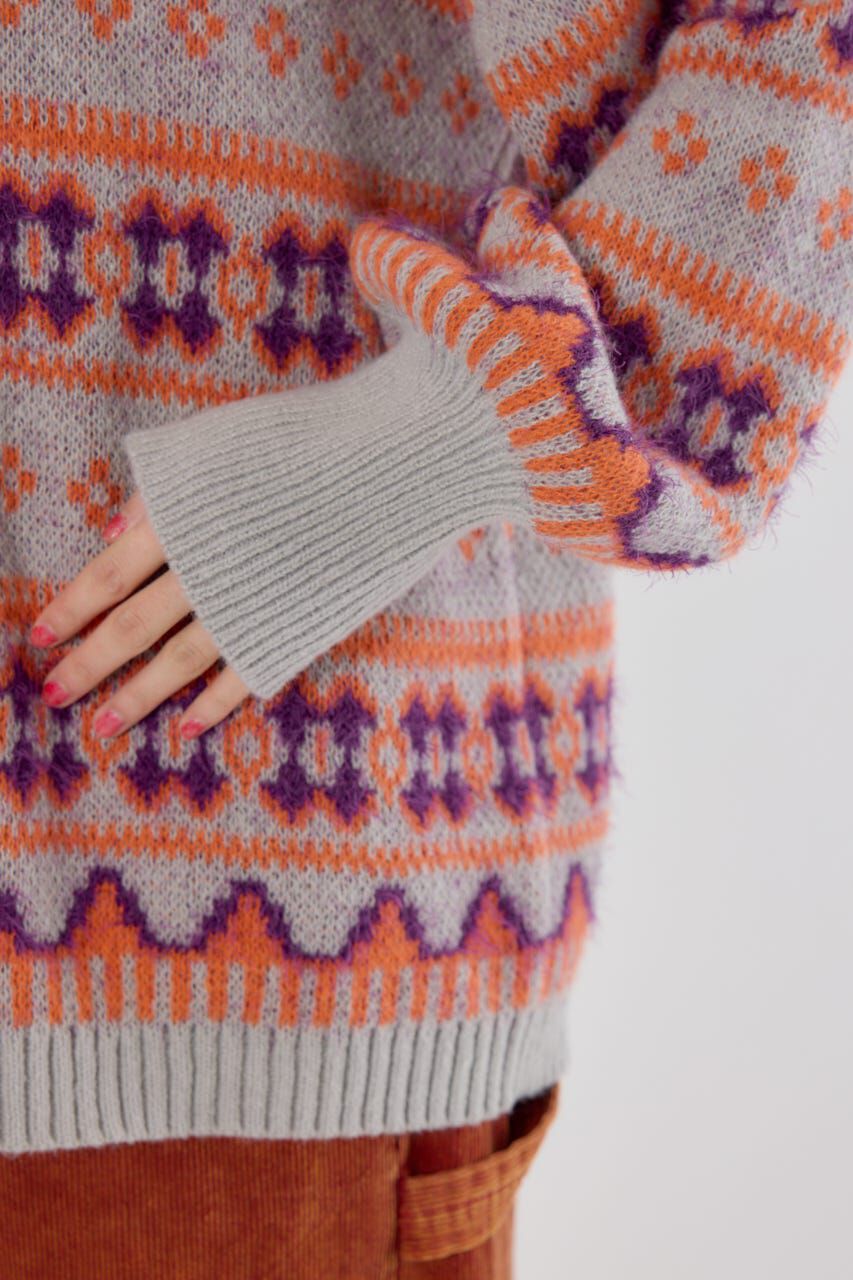 RODEO CROWNS「NEON NORDICニットカーディガン」|カーディガン|