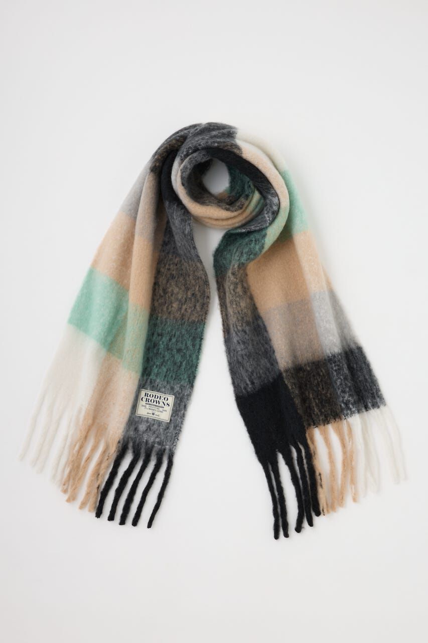 RODEO CROWNS「チェックガラ ボリュームマフラー」|その他|