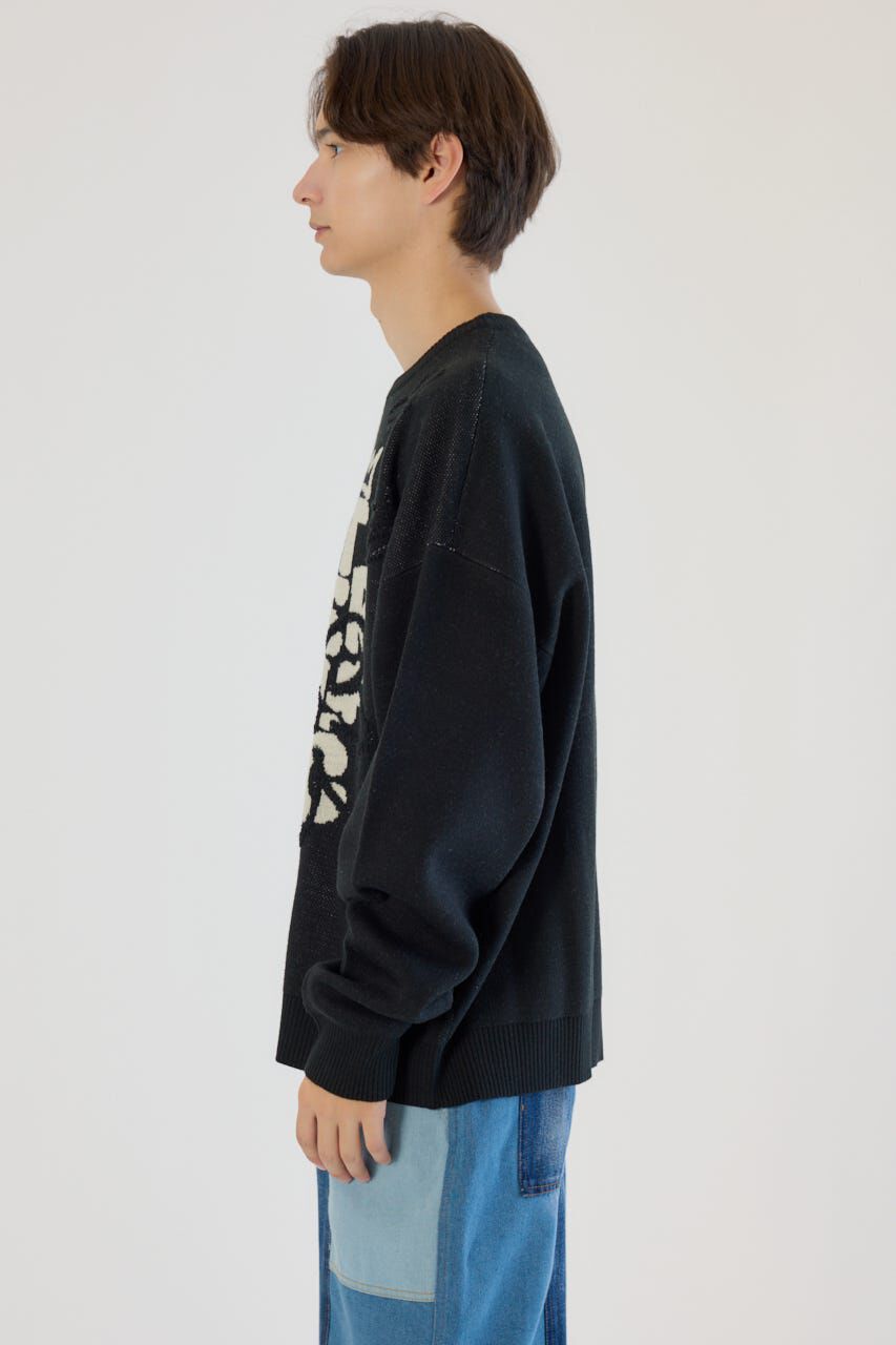 RODEO CROWNS「レタリングフラワーパイルニット」|ニット・セーター|