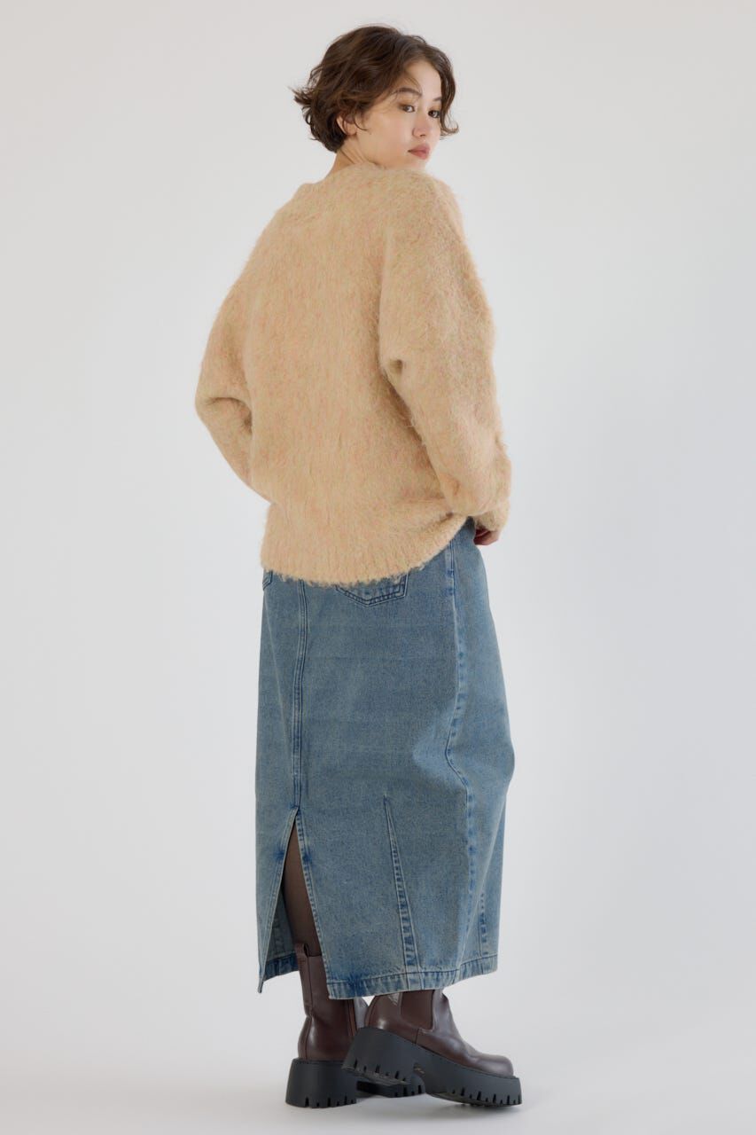 RODEO CROWNS「2WAY Fluffyシャギーニットカーディガン」|カーディガン|