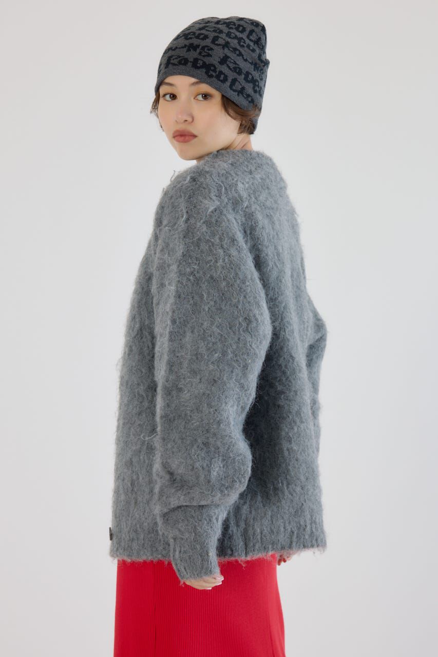 RODEO CROWNS「2WAY Fluffyシャギーニットカーディガン」|カーディガン|