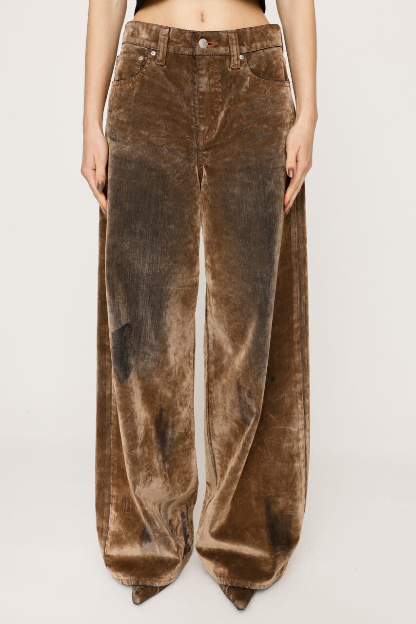 SLY「L／W VINTAGE FLOCKY DENIM パンツ」|デニム|