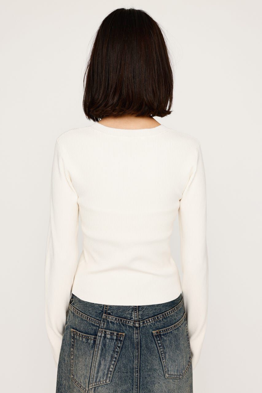 SLY「BASIC HG RIB トップス」|ニット・セーター|