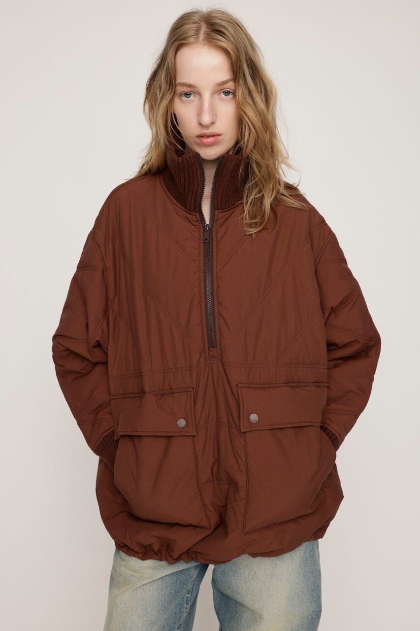 SLY「QUILTING STAND NYLON PULLOVER」|ブルゾン・スタジャン|