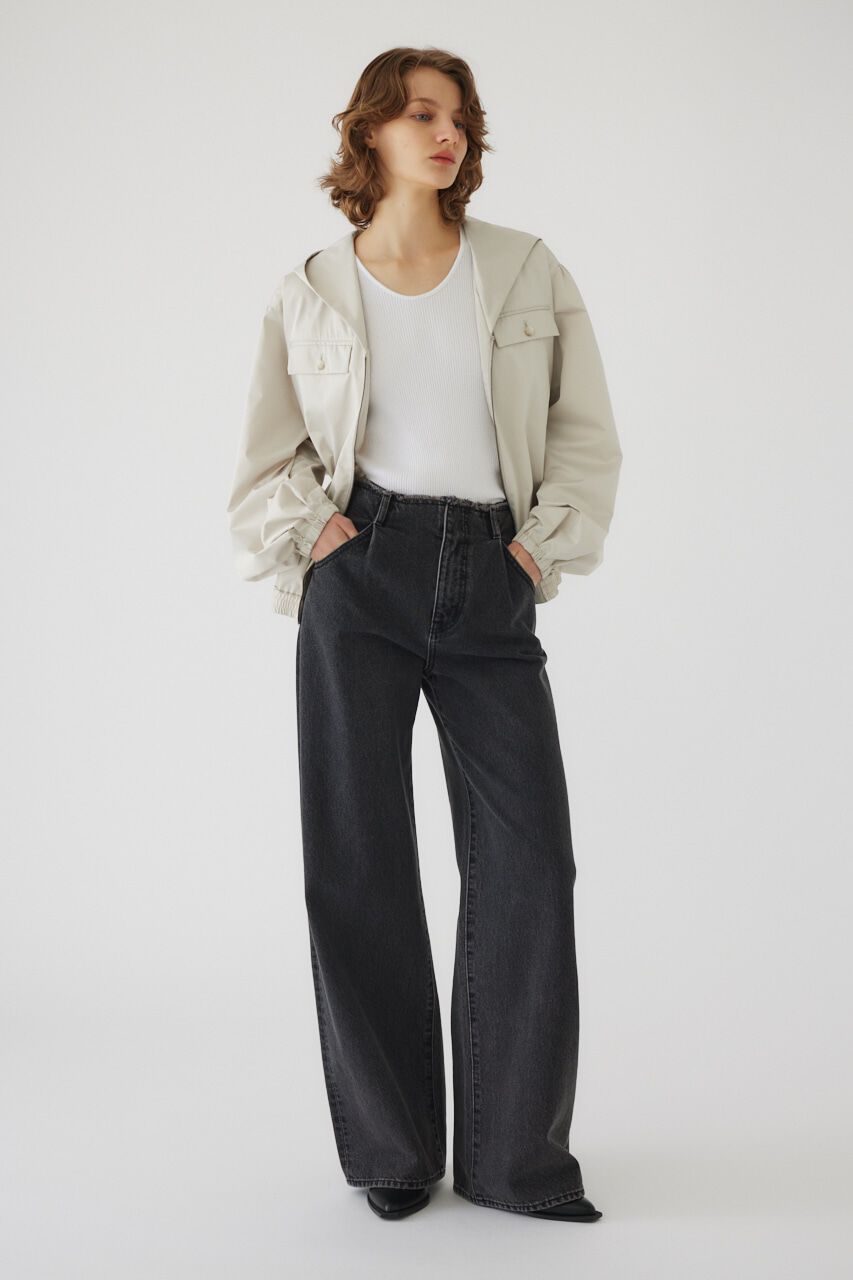 RIM.ARK 「Cut off wide denim」|デニム|