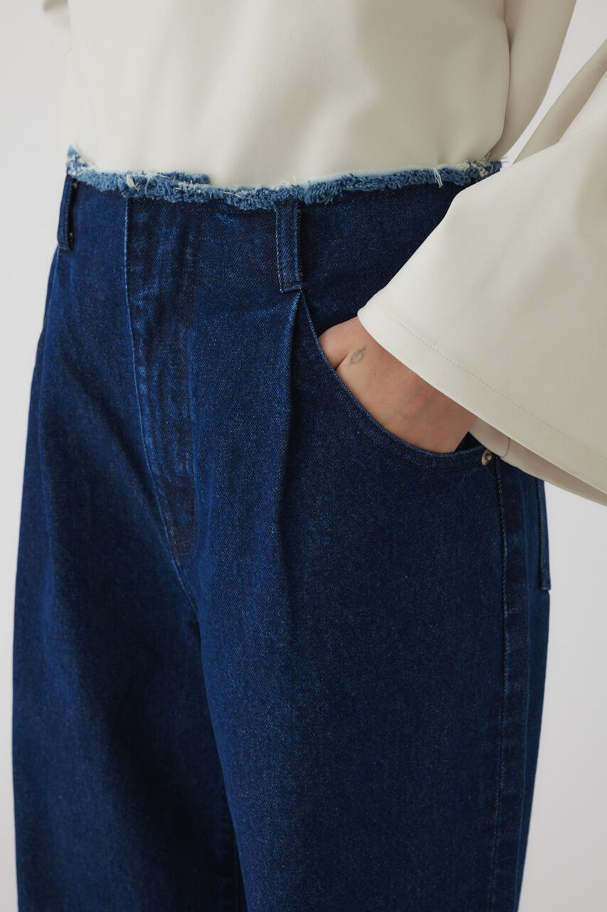 RIM.ARK 「Cut off wide denim」|デニム|