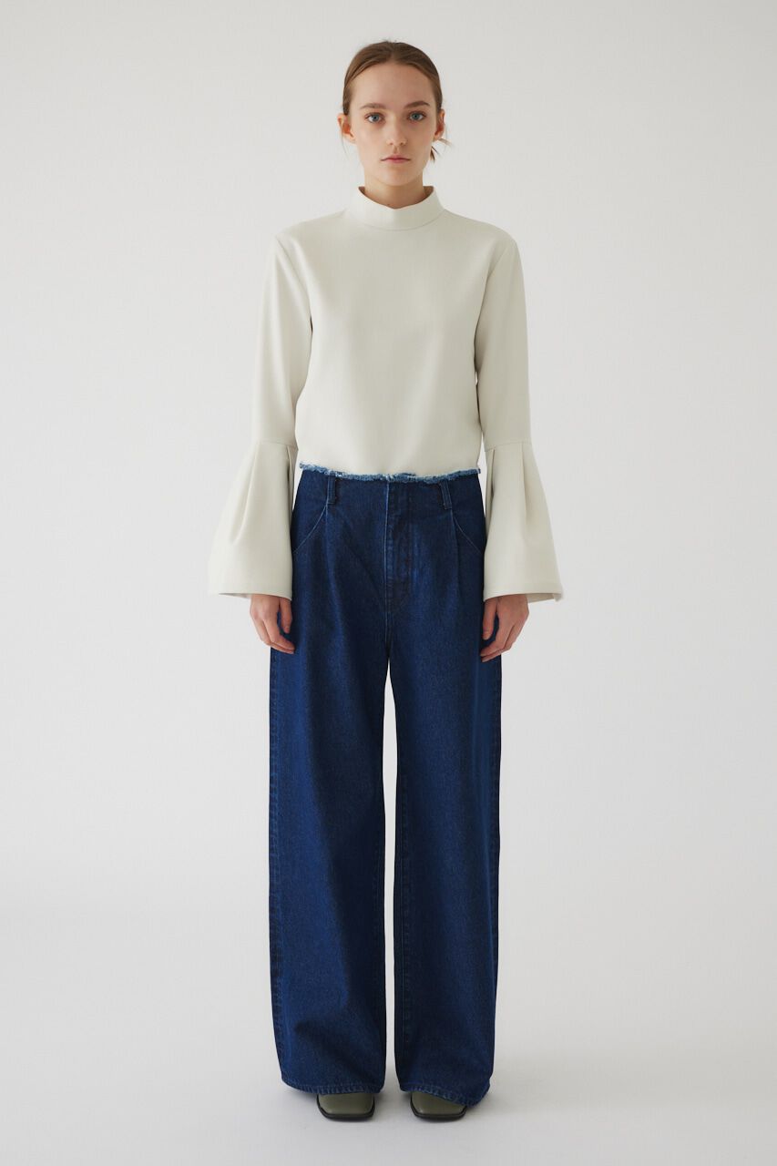 RIM.ARK 「Cut off wide denim」|デニム|