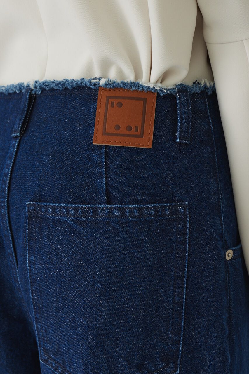 RIM.ARK 「Cut off wide denim」|デニム|