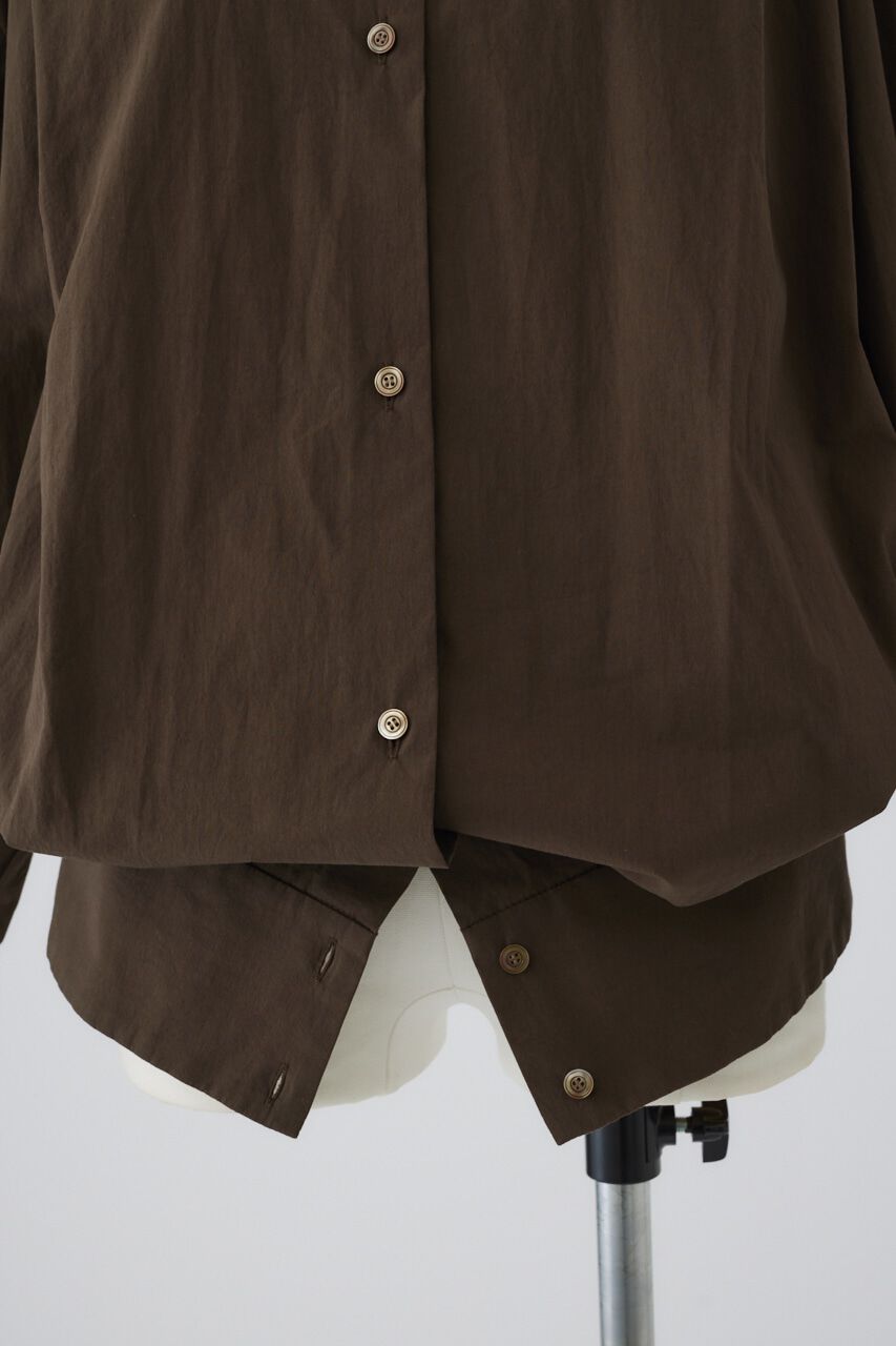 RIM.ARK 「Oversized cocoon SH」|シャツ・ブラウス|