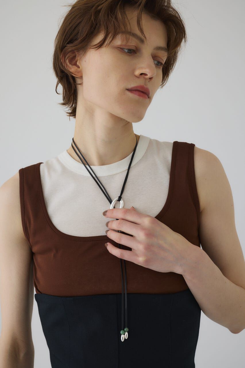 RIM.ARK 「High gauge cotton N/S set」|タンクトップ|BRN