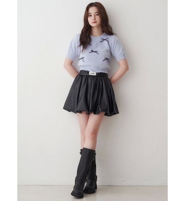 CALNAMUR「メニーリボンシャギーニット」|ニット・セーター|