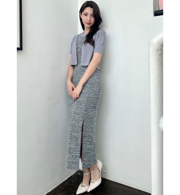 RESEXXY「チャームリブニットカーディガン【セットアップ着用可能】」|カーディガン|