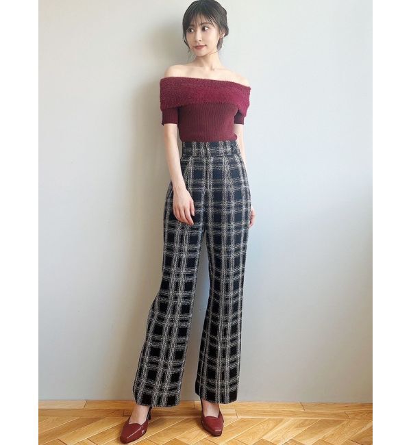 RESEXXY「ツイードワイドパンツ【セットアップ着用可能】」|その他|