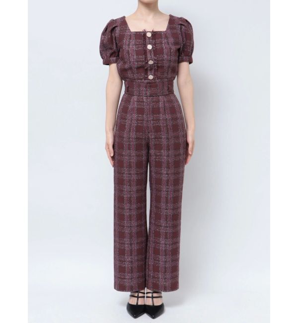 RESEXXY「ツイードワイドパンツ【セットアップ着用可能】」|その他|