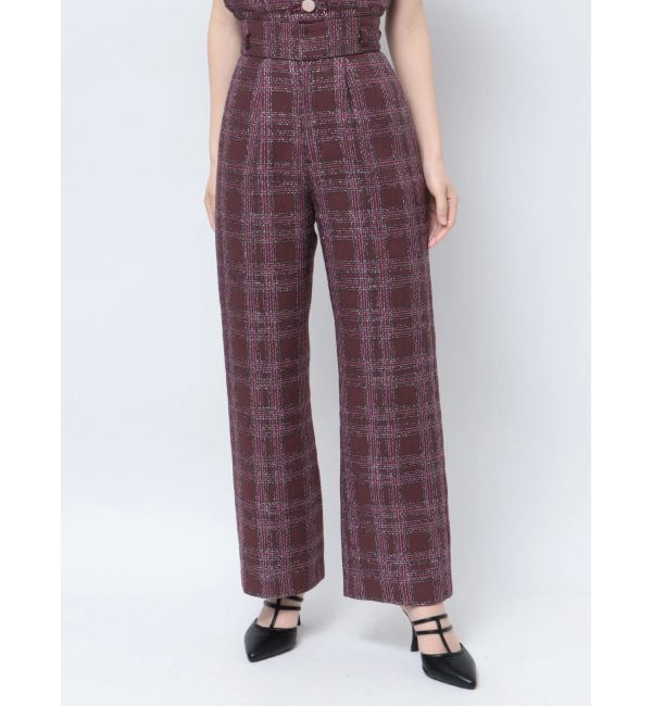 RESEXXY「ツイードワイドパンツ【セットアップ着用可能】」|その他|