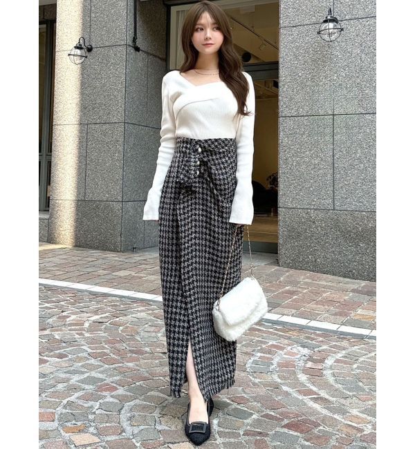 RESEXXY「バックルツイードパンプス」|パンプス|