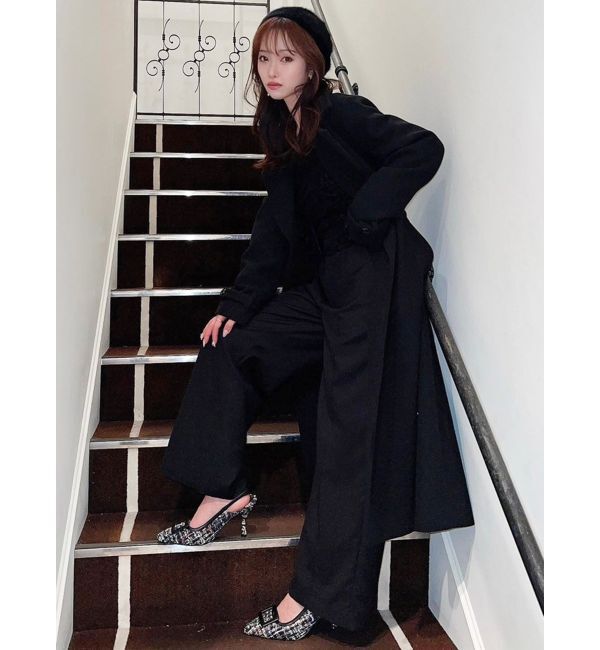 RESEXXY「バックルツイードパンプス」|パンプス|