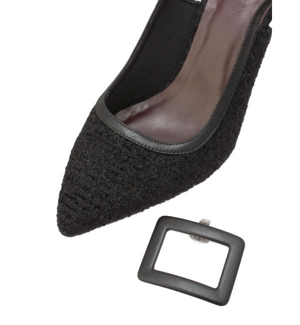 RESEXXY「バックルツイードパンプス」|パンプス|