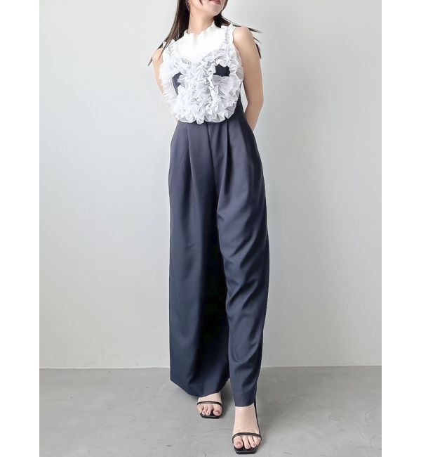 dazzlin「ハートチュールフリルオールインワン」|ワンピース|