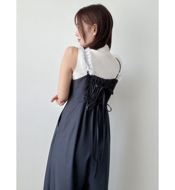 dazzlin「ハートチュールフリルオールインワン」|ワンピース|