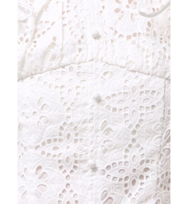 dazzlin「2WAYバルーンスリーブコットンレースブラウス」|シャツ・ブラウス|