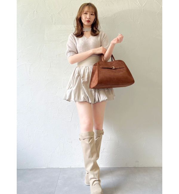 dazzlin「フェイクスエードビッグバッグ」|ボストンバッグ|