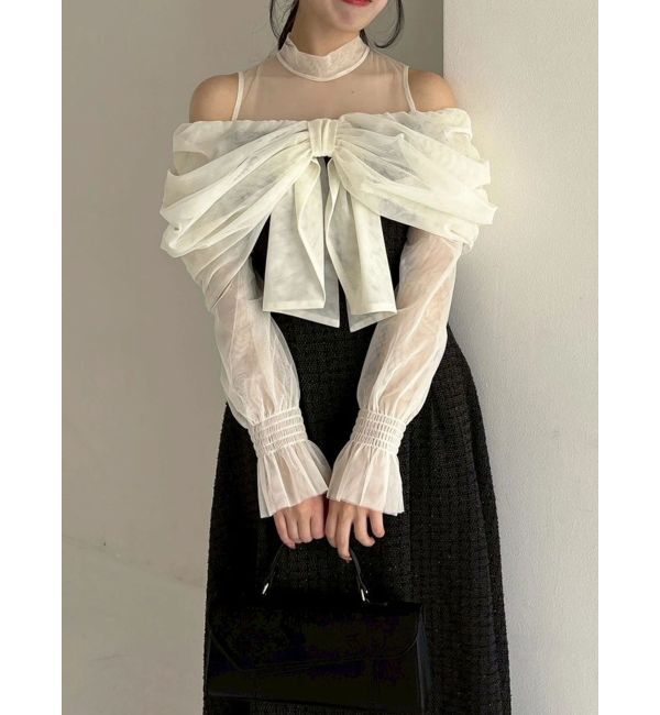 dazzlin「【追加生産分】ビッグリボンドレス」|ドレス|