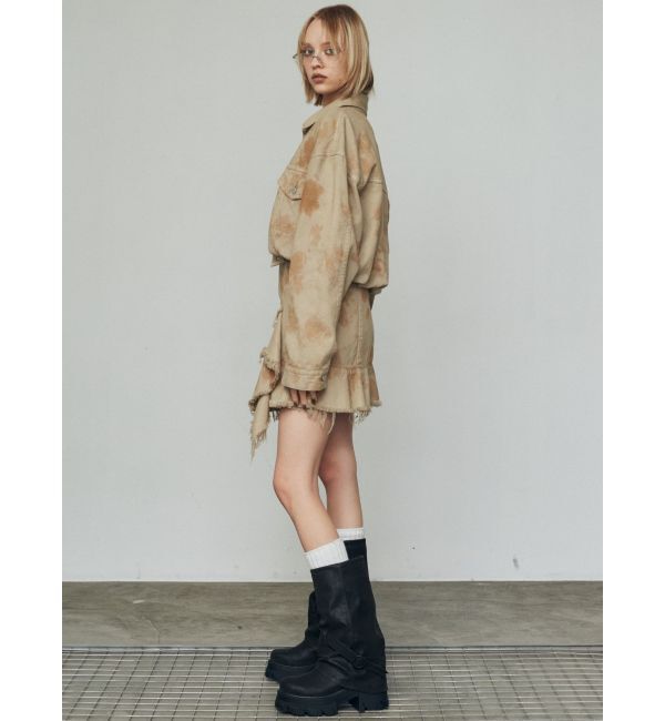 EMODA「バルーンコンパクトデニムブルゾン」|ブルゾン・スタジャン|