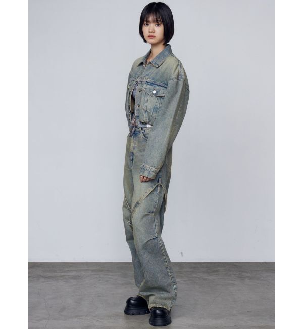 EMODA「バルーンコンパクトデニムブルゾン」|ブルゾン・スタジャン|