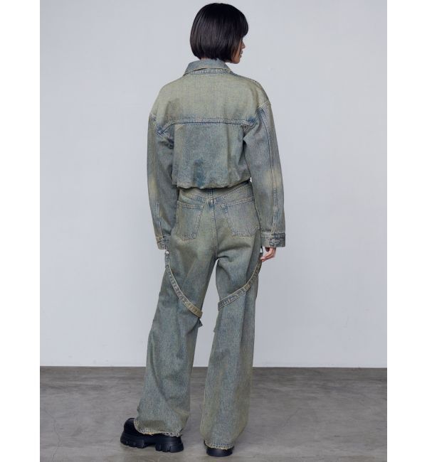 EMODA「バルーンコンパクトデニムブルゾン」|ブルゾン・スタジャン|